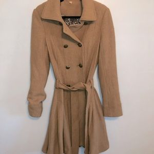 Free people camel coat